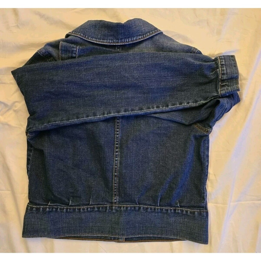 Levi Strauss & Co Y2K Light Weight Denim 90's‎ Junior Jean Jacket Lg Trucker - Picture 6 of 7